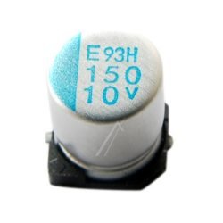 150UF-10V SMD-ELCO RAD. 105°, 6,3X7,7MM. -ROHS-CONFORM- LOW-IMPEDANCE