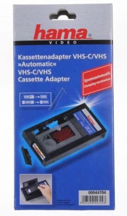 44704 ADAPTERCASSETTE M. MOTOR VHS/C-->VHS ET S-VHS/C-->S-VH