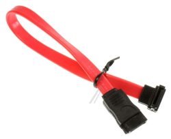 84354 KABEL SATA 22CM BOVEN/HAAKS ROOD