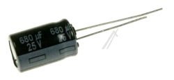 680UF-25V EEUFR1E681 ELCO RADIAAL 105° 10X16MM. RM=5,0MM. -ROHS-