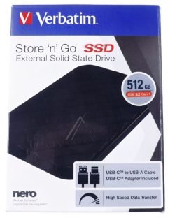 STORE ´N´ GO 53250 512GB 2,5"/USB-C SSD EXT.HARDESCHIJF, BK